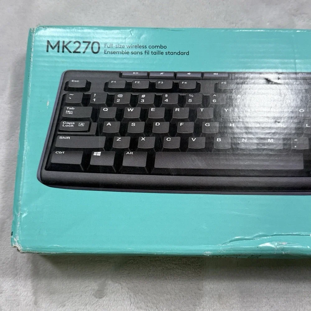 Logitech MK270 Wireless Keyboard Mouse Combo Sealed New OEM Keyboard & Mouse